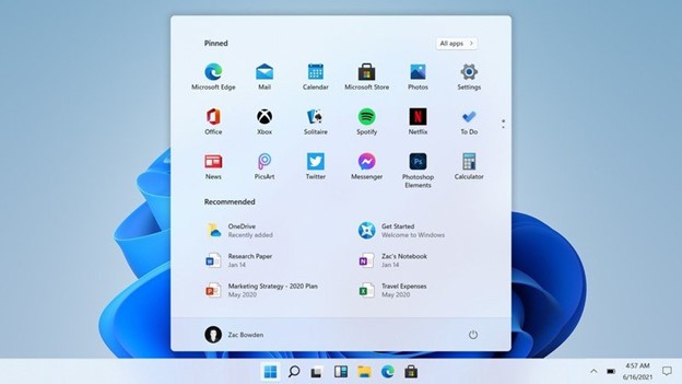 windows 11 desktop view